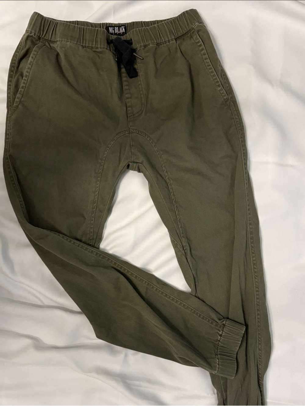 Black Olive Green Men’s Jogger Sweatpants